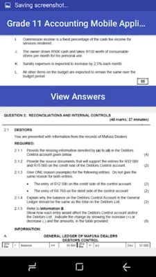 Grade 11 Accounting android App screenshot 0